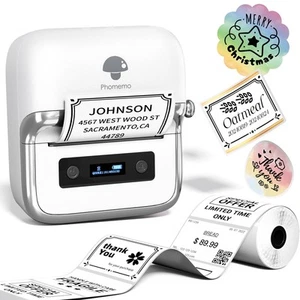 M250 Label Maker Machine with Tape, 3 Inch Thermal Label Maker, 2025 Upgrade ... - Picture 1 of 7