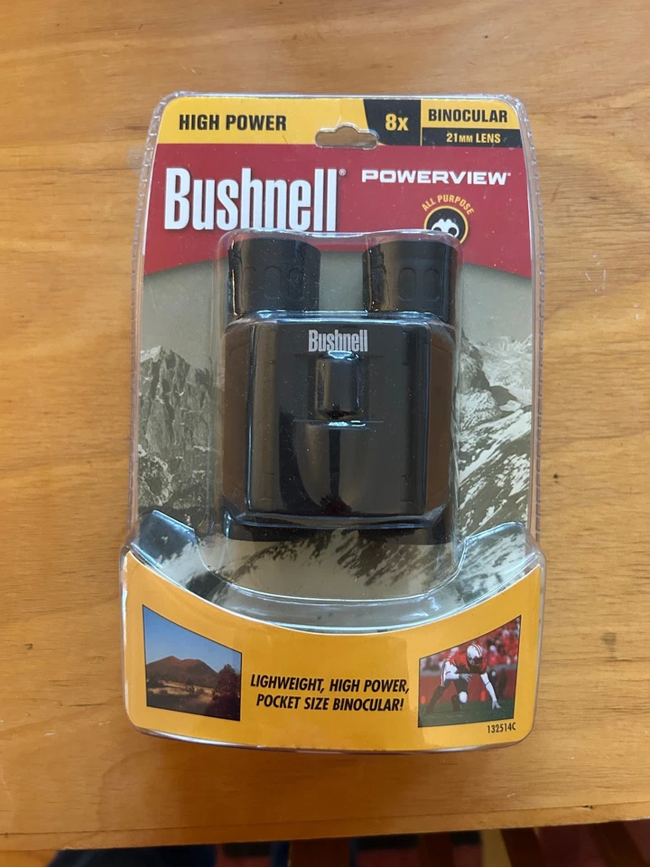 Bushnell Folding Binoculars 8 X 21 With Original Case 378 FT at 1000 Yds