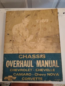 Chassis Service Manual 1969 Chevrolet Chevelle Camaro Nova Corvette ST 130-69 - Picture 1 of 3