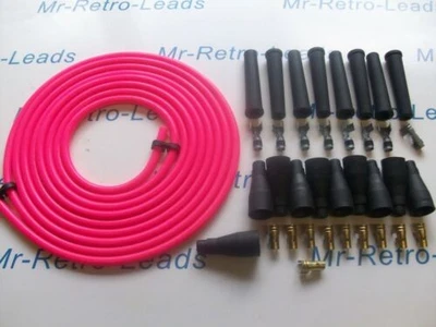 Kit De Fils D'Allumage Performance PINK 8MM Pour Voiture V8 6 Mètres Qualité - Photo 1/3