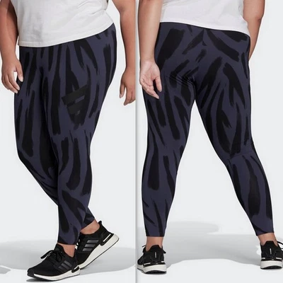 Adidas Ropa Deportiva Mujer Talla Grande 4X Future Icons Feel Fierce Gráfico Leggings Foto 1 de 4