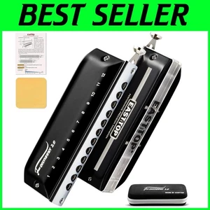 Valveless Chromatic Harmonica 12-Hole 48 Tones C Key - Picture 1 of 10