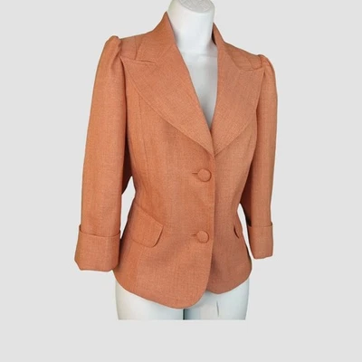 Worthington Single Breasted Two Button 3/4 Sleeve  Blazer Jacket Women's Size 14 - Image 1 of 4