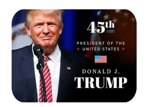 TRUMP 45TH PRESIDENT MOUSEPAD MOUSE PAD THICK 9" X 7" - Picture 1 of 6