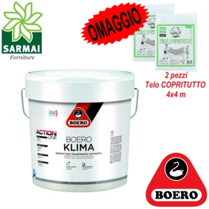 BOERO KLIMA pittura idropittura bianca opaca antimuffa traspirante - Foto 1 di 3