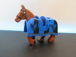 Lego Castle Black Falcon Knight Horse with Barding - Bild 1 von 1