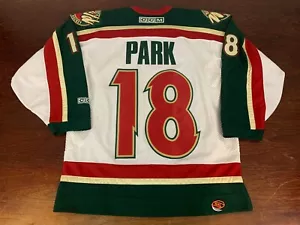 Richard Park Minnesota Wild White CCM Hockey Jersey size M - Picture 1 of 7