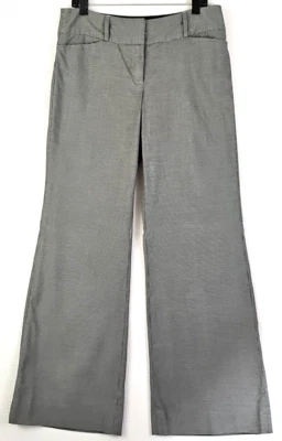 WHITE HOUSE BLACK MARKET ~Woman Size 10R~ White/Black LEGACY FLARE LEG Pants. - Image 1 of 4