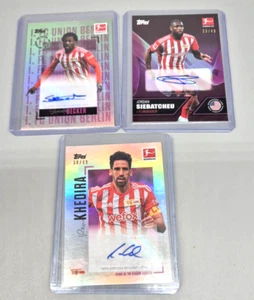 ⚽️3x TOPPS Union Berlin - Autogramm Karten - Siebatcheu + Khedira + Becker /49 - Picture 1 of 5