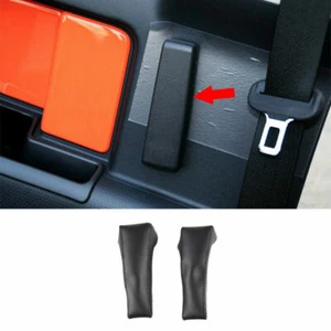 Para Toyota FJ Cruiser 2007-2014 cuero negro manija interior marco - Imagen 1 de 4