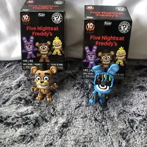 FNAF 10th Anniv Withered Freddy & Bonnie Funko Mystery Mini Both 1/12 - Picture 1 of 3
