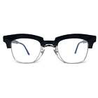 KUBORAUM Sunglasses Date Glasses Half Rim Maske N6 Black 49□26 145 Italy Made