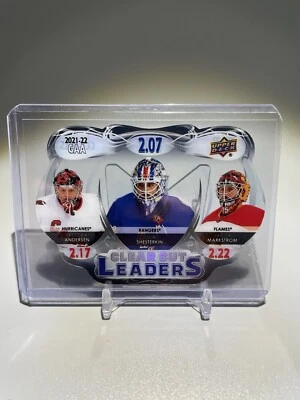 Rare- 2022-23 Upper Deck Series 1 - Clear Cut Leaders  Igor Shesterkin, Jacob. - Image 1 of 2