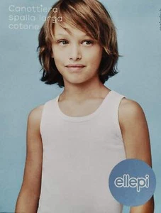 CANOTTIERA BAMBINO COTONE - Picture 1 of 8