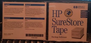 Genuine Vintage Surestore Tape Drive Software Disc W Manual 1996 C1529-10141 - Picture 1 of 2