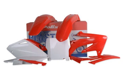 Polisport Red, White Plastic Kit fits 04-05 CRF250 - Изображение 1 из 3