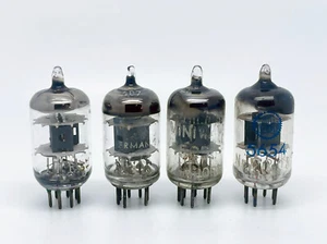 4 x Telefunken Siemens Valvo EF95 6AK5 5654 Tested STRONG Special Version Tubes - Picture 1 of 13