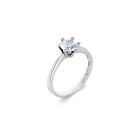 JAK JAES Pre-Loved 1 Carat Round Cut Cubic Zirconia Silver Ring 05-00-0019