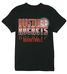 NBA Basketball Youth (4-18) Houston Rockets Extreme Logo Short Sleeve Shirt - Picture 1 of 4