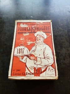 CALENDRIER COMPLET 1937 - Pour la Ménagère - 365 Recettes Culinaires  - Picture 1 of 6
