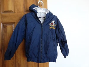 Disneyland youth long sleeve zip-front hooded lined Mickey Mouse jacket size XS - Picture 1 of 6