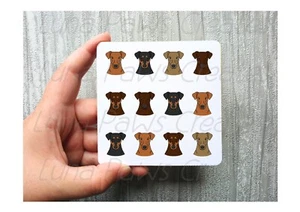 German Pinscher Coaster, Novelty Dog Coaster German Pinscher Dog Gifts - Picture 1 of 5