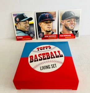 2018 TOPPS LIVING SET WEEK 9 ~ 25 Ichiro Suzuki 26 Yoan Moncada 27 Jose Berrios - Picture 1 of 2