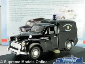 MORRIS MINOR MODEL VAN CAR CARDIFF POLICE WALES 1:43 SCALE VANGUARDS VA01124 K8 - Picture 1 of 4