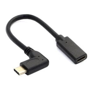 H50 USB C Connecteur À Douille 90 Degré Coudée, OTG USB Type C 3.1 Prolongement - Photo 1 sur 8