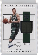 2018-19 Panini Encased Rookie Jerseys /99 Donte DiVincenzo #RJ-DD Rookie RC