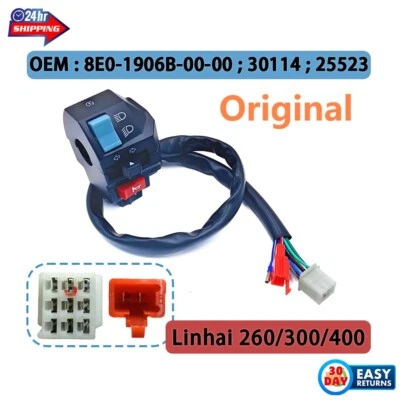 Linhai 260 300 LH260ATV LH300ATV ATV Left Handlebar Function Switch Assy 30114 - Image 1 of 4