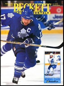 Wendel Clark February 1994 Beckett Hockey Monthly Magazine #40 - Picture 1 of 2