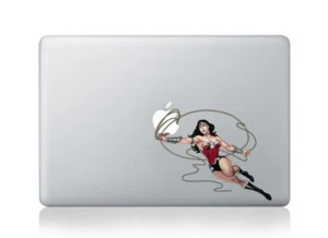 MacBook 13"/15" Wonder Woman comics Apple Decal Sticker (post-2016 Pro/Air only) - Picture 1 of 1