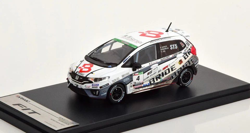 Honda Fit 3 Rs #4 Super Taikyu Series 2017 Junzo Susumu Ito Tarmac T43-006-BR - Image 1 of 3