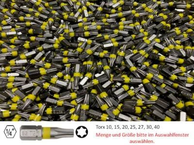 10er Set Torx Bits T10 T15 T20 T25 T30 T40 aus S2 Stahl Bitsortiment Biteinsatz