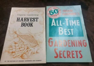 Vtg Organic Gardening Harvest Books Booklets 1975/90 Rodale Press paperback  - Picture 1 of 4