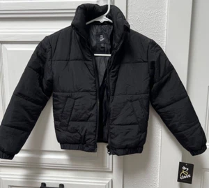 Puffer negro ébano para niños talla S (6/6X) clase de arte - Imagen 1 de 9