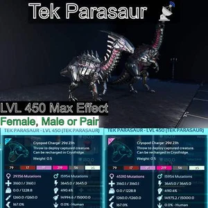 🦖Arche Survival Ascended Pve Tek Parasaur Level 450 - Bild 1 von 4