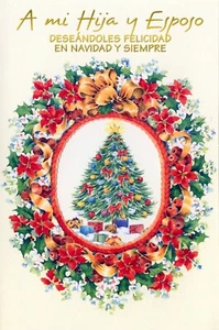 Spanische Weihnachtskarte Navidad FÜR TOCHTER HIJA & EHEMANN von Magic Moments +✉ - Bild 1 von 5