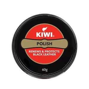Kiwi Wax Shoe Polish | Renews and Protects Leather | For Black Leather (40 gm) - Picture 1 of 5