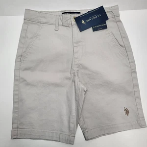 Boys Size 14 Polo Stone U.S. Polo Assn. Twill Hartford Shorts Summer Travel NWT - Picture 1 of 3