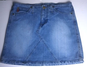 Mudd Jeans Denim Mini Skirt Size 5 Vintage Y2K - Picture 1 of 14