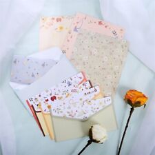 6Pcs Stationery Letter Paper & 3Pcs Envelopes for Writing Letters Holiday Cards