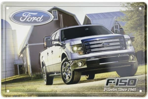 Letrero de metal en relieve para camioneta Ford F-150 12x18 - Imagen 1 de 1