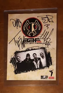 Alien Ant Farm Rock Band handsigniert MCCS Okinawa Konzert Promo Karte authentisch - Bild 1 von 2