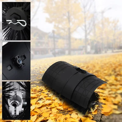 9 Teeth Sweeper Bristle Brush Shaft Couple Head Attachment Rolling Brush Head - Image 1 of 4