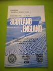 Scotland v England U21 euro quarter final football programme. 4.3.1980. @Aberdee
