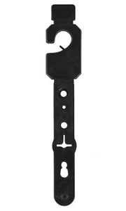 Schwarz Kunststoff Gürtel Aufhänger 200 für Hering Haken Lochwand Drahtgitter Lamellenwand 4 3/4" - Bild 1 von 11