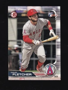 2019 Bowman David Fletcher Rookie #49 Los Angeles Angels - Picture 1 of 2