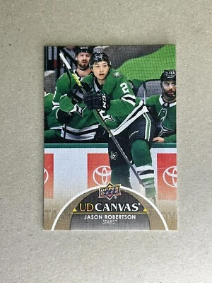 2021-22 Upper Deck UD Canvas C147 Jason Robertson Dallas Stars - Image 1 of 4